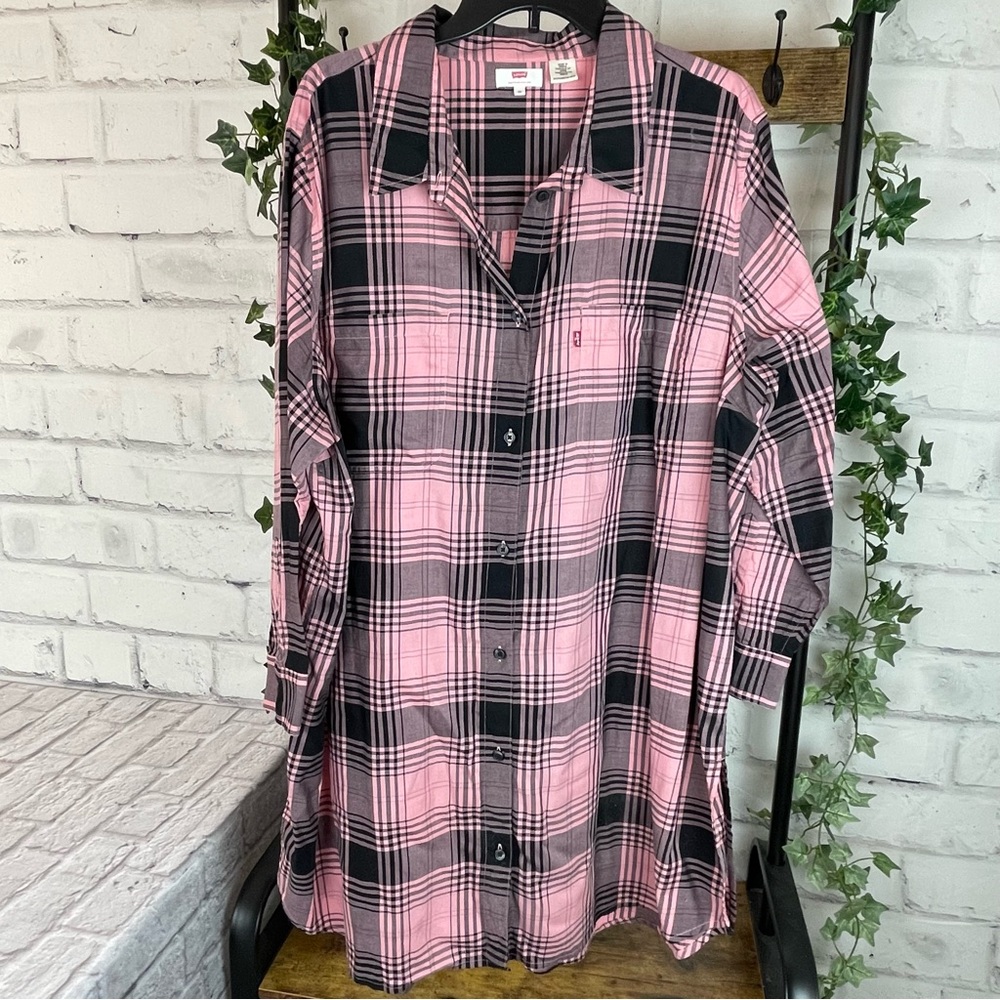 Levi's Button-Down Tunic, 3x - image 1